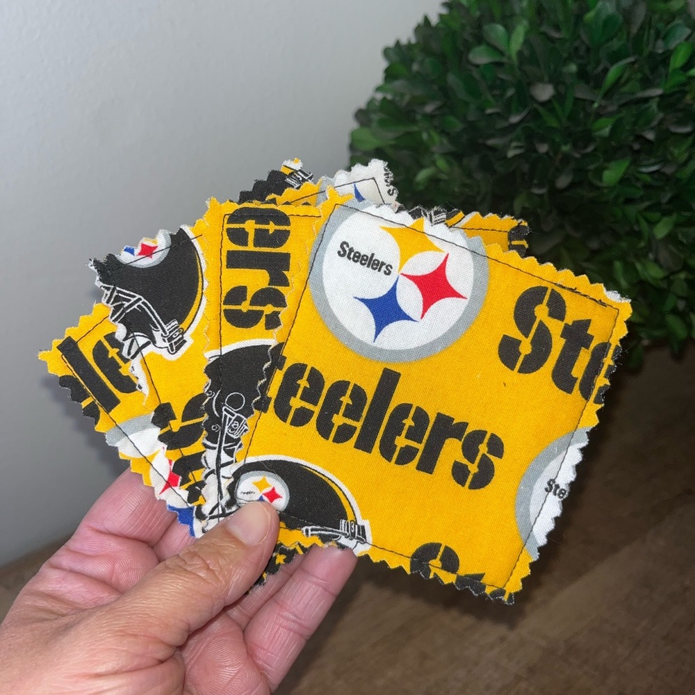 Handmade Steelers Coasters
